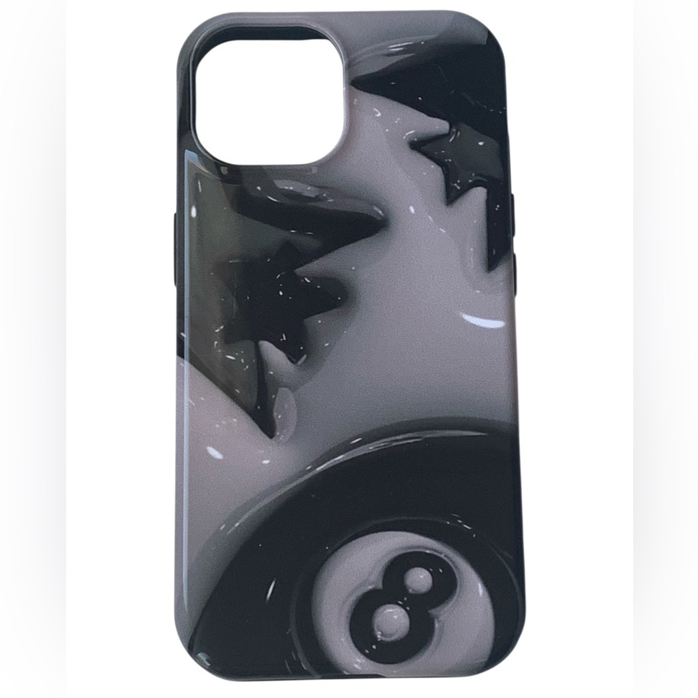 IPHONE 15 Glossy Star Disco 8 Ball Phone Case Brand New